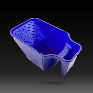 1개 페인트 롤러 브러시 핸들 페인트 컵, 대용량, 브러시와 롤러, 페인트 트레이와 일치하기 쉽습니다. 장식 도구.