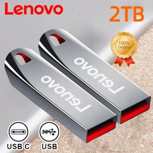 Lenovo USB 3.0 플래시 드라이브 2TB 고속 펜 드라이브 1TB 금속 방수 USB Pendrive 512GB TYPE-C Memoria Usb 스틱 스마트 홈