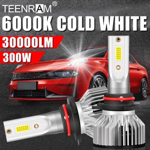 30000LM H7 Canbus LED 헤드라이트 전구 300W 9005 HB3 9006 HB4 H1 H4 H11 H13 9004 9007 터보 자동 헤드램프 12V 24V 자동차 조명