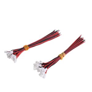 20쌍 마이크로 JST PH 1.25 2핀 암수 플러그 커넥터(와이어 케이블 포함) 100mm