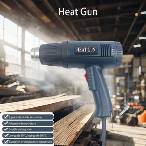 산업용 히트 건 헤어 드라이어 건설 뜨거운 공기 총 공기 건조기 납땜 열 송풍기 수축 포장 도구
