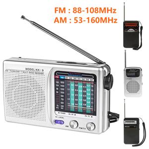 디지털 라디오 내장 스피커, 휴대용 미니 라디오, SW, AM, FM 배터리 작동, 텔레스코픽 안테나, 실내 야외 비상 사용