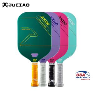 JUCIAO T800 카본 파이버 피클볼 패들 (에어로 스로트 포함) USAPA 승인 20MM 열성형 피클볼 (파워 & 컨트롤 강화)