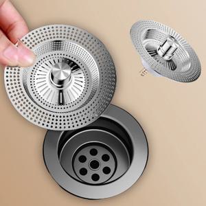 싱크대 막힘 방지 식기 걸레 바구니 주방 싱크대 거름망 304 스테인리스 스틸 범용 주방 싱크대 스토퍼