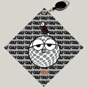 새로운 고품질 골프 타월, 세련되고 양면 인쇄, 골프 가방, 골프/피클 애호가의 창의적인 선물에 적합