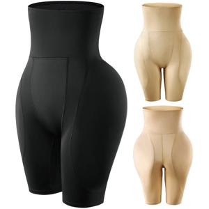 엉덩이 기중 장치 Shapewear 반바지 여성 가짜 부티 엉덩이 향상제 바디 셰이퍼 허리 트레이너 배꼽 컨트롤 팬티 바디 Shapewear Fajas