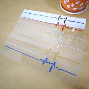 1PC 하트비트 트랙패드 오토바이 스티커 방수 DIY 연료 탱크 사이드 패널 비닐 데칼 오토바이 자동차 장식