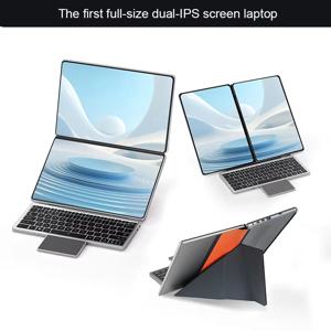 GLF-S2 듀얼 스크린 노트북 10.9+10.95인치 윈도우 11 터치스크린 노트북 인텔 i3 1215U N100 WIFI 6 노트북 태블릿 컴퓨터