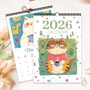 2025년 달력, 영감을 주는 성경 여행 벽걸이 달력, 12개월 월간 플래너, 월간 달력, 예수 달력