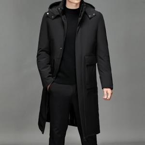 고품질 겨울 파카 남자 패션 긴 따뜻한 윈드 브레이커 후드 캐주얼 두꺼운 따뜻한 남자 파카 재킷 윈드 브레이커 코트 남자 5XL