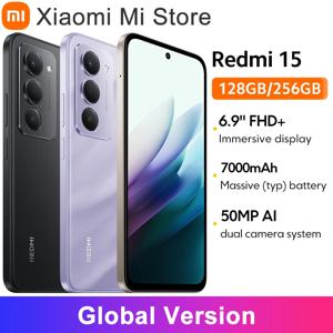 레드미 15 글로벌 버전 스마트폰 6.9인치 최대 144Hz 50MP 7000mAh 배터리 33W 고속 충전 IP64 스냅드래곤 ®   685 모바일 플랫폼