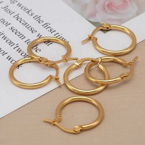 10pcs 20mm 스테인레스 스틸 귀걸이 Jewlery 만들기 DIY 구성 요소 액세서리에 대한 오픈 귀 반지