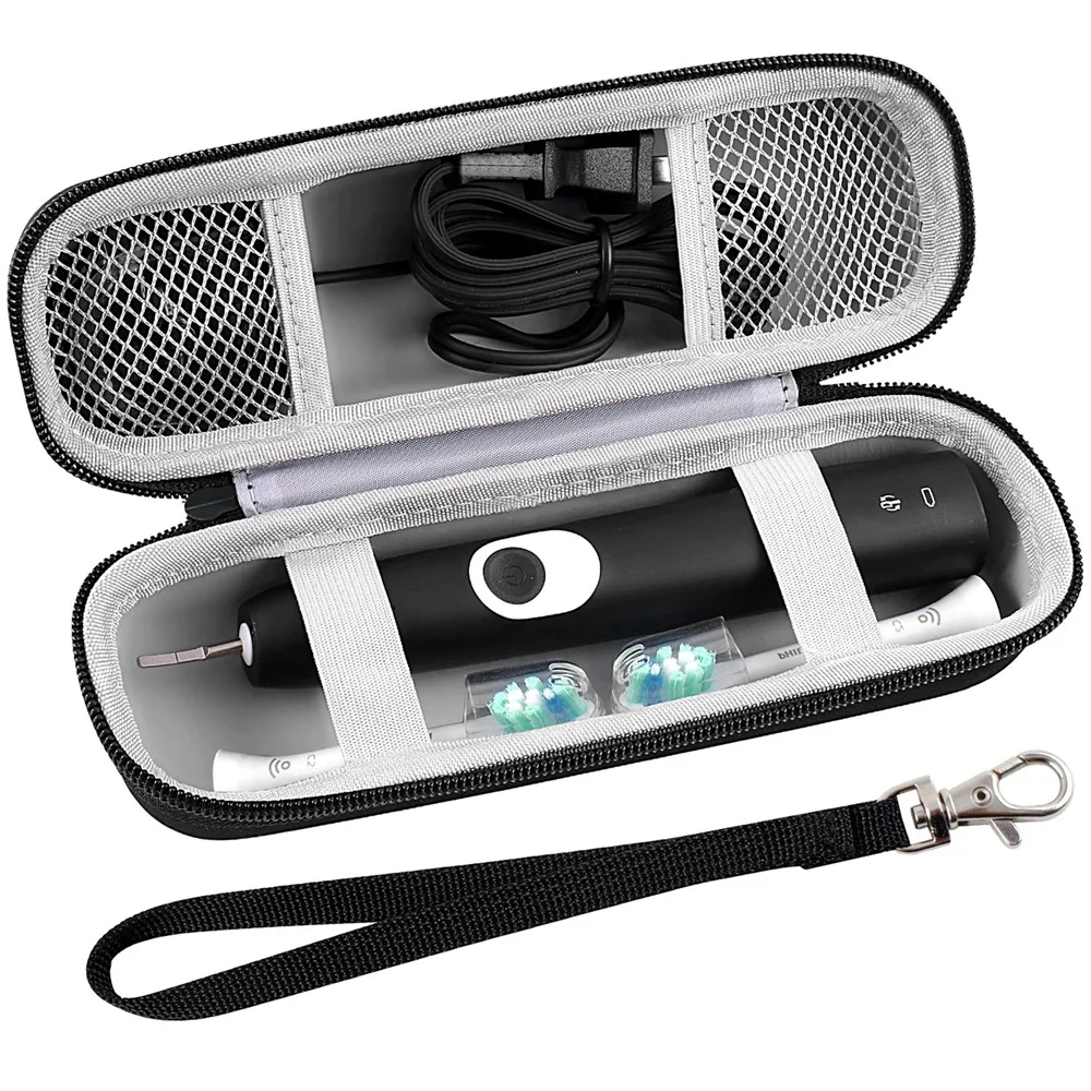 필립스 Sonicare ProtectiveClean 4100 6100 5100 6500 7500/Oral-B Pro 1000 5000 7500과 호환되는 칫솔 여행용 케이스