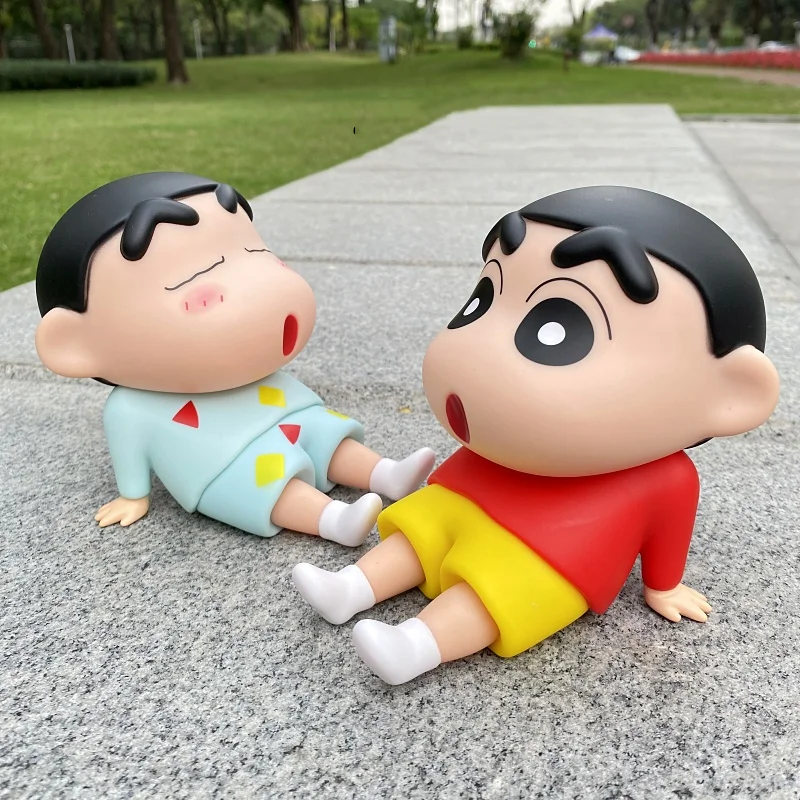 만화 휴대 전화 크레용 신찬 홀더 독창성 애니메이션 주변 데스크탑 장식품 소년과 소녀를위한 귀여운 휴일 선물