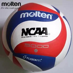 Molten Professional Competition 배구, 하드 로우, 내마모성, 실내 및 실외 훈련, 사이즈 5 PU, NCAA 5000