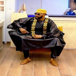 남성용 우아한 아프리카 의류, 전통 바진 자수 웨딩 파티 의상, 다시키 아프리카 커플룩