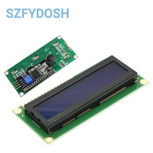 LCD1602 1602 LCD 모듈, 아두이노용, 블루, 옐로우, 그린 스크린, 16x2 문자 LCD 디스플레이, PCF8574T, PCF8574, IIC I2C 인터페이스, 5V