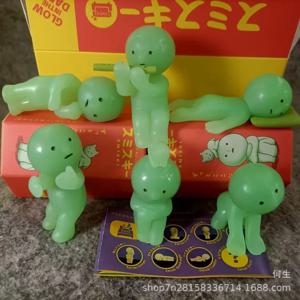 드림스 스미스키 같은 스타일 야광 미니 피규어 세트 6종 - 미니 거실 자동차 장식 힐링 야광 블라인드 박스