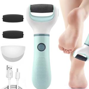 전기 발 각질 제거기 키트, 충전식 방수 발 스크러버 파일, 전문 페디큐어 도구 키트 발 관리용
