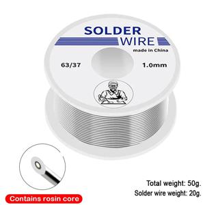 새로운 전자 납땜 와이어 고품질 20g-1.0mm 솔더 와이어 로진 코어 주석 다목적 용접 플럭스 철 와이어