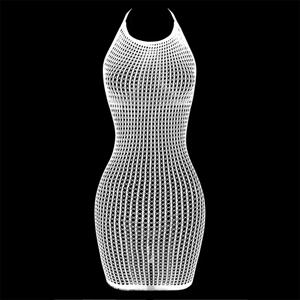 DGTQ 1PC 여성 섹시한 Fishnet 커버 비키니없이 Bodycon Dress Beachwear 여름 여성 수영복 DS140