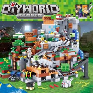 1315pcs 스티브 액션 피규어와 마을 스페셜 에디션 빌딩 블록 호환 내 세계 세트 장난감 21138