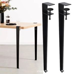 40/70cm 금속 테이블 다리 4개 가구 다리 금속 식탁 및 의자 다리 브래킷 하드웨어 사무실 테이블 발 미끄럼 방지