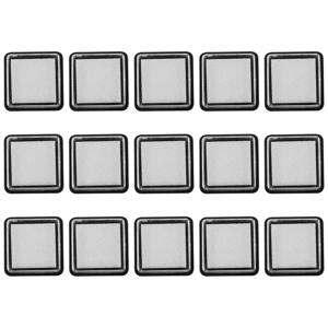 15pcs 잉크 패드 잉크 패드 빈 3x3CM 스탬핑 공예 빈 손가락 인감 사각형 지문 사무실 회계 용품