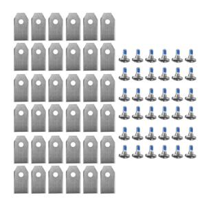 메탈 교체 블레이드, 고강도 범용 로봇 잔디 깎는 기계 블레이드 교체 액세서리 (세그웨이 네비모우 I105e I108e 용)