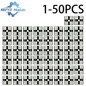 1-50PCS WS2812 4 비트 RGB LED 패널 모듈 4-채널 5050 풀 컬러 램프 보드 Arduino, DC 5V 스마트 조명