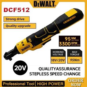 디월트 DCF512 1/2인치 브러시리스 라쳇 직각 렌치 LED 무선 드라이버 가변 속도 파워 렌치 20V 전동 공구