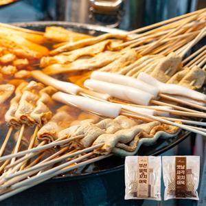 부산에서 만든 물떡과꼬치어묵 & 사각꼬치어묵