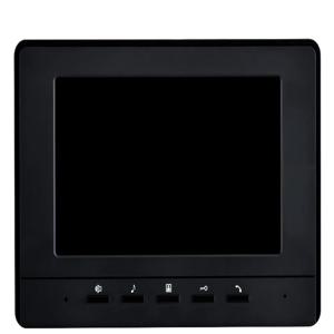 7 인치 LCD 모니터 유선 인터콤 비디오 도어 폰, 컬러, 블랙