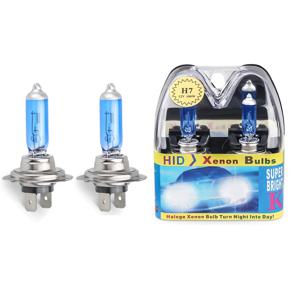 2pcs 6000k 슈퍼 밝은 흰색 H7 할로겐 전구 12V 자동차 헤드 라이트 전구 h7 55w 100w 할로겐 램프 자동차 헤드 라이트 교체 전구