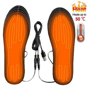USB 가열 신발 안창 피트 따뜻한 양말 패드 매트 전기 가열 안창 빨 수있는 따뜻한 열 안창 남여 WJ014 안창