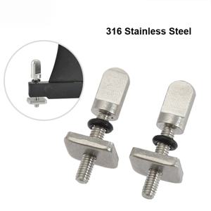 316 스테인레스 스틸 스크류 핀 박스 고정 스탠드 업 패들 보드 SUP 서핑 보드 핀 US 핀 박스 액세서리