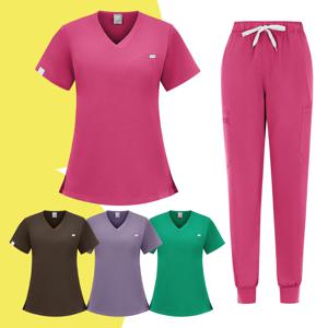 도매 수술실 의료 유니폼 스크럽 병원 작업 스크럽 세트 의료 용품 간호사 치과 수술복 작업복