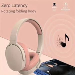 세련된 Bluetooth 무선 헤드폰, 오버이어, 깊은 베이스, 스포츠 스테레오, 고 충실도, 긴 배터리 수명, 범용