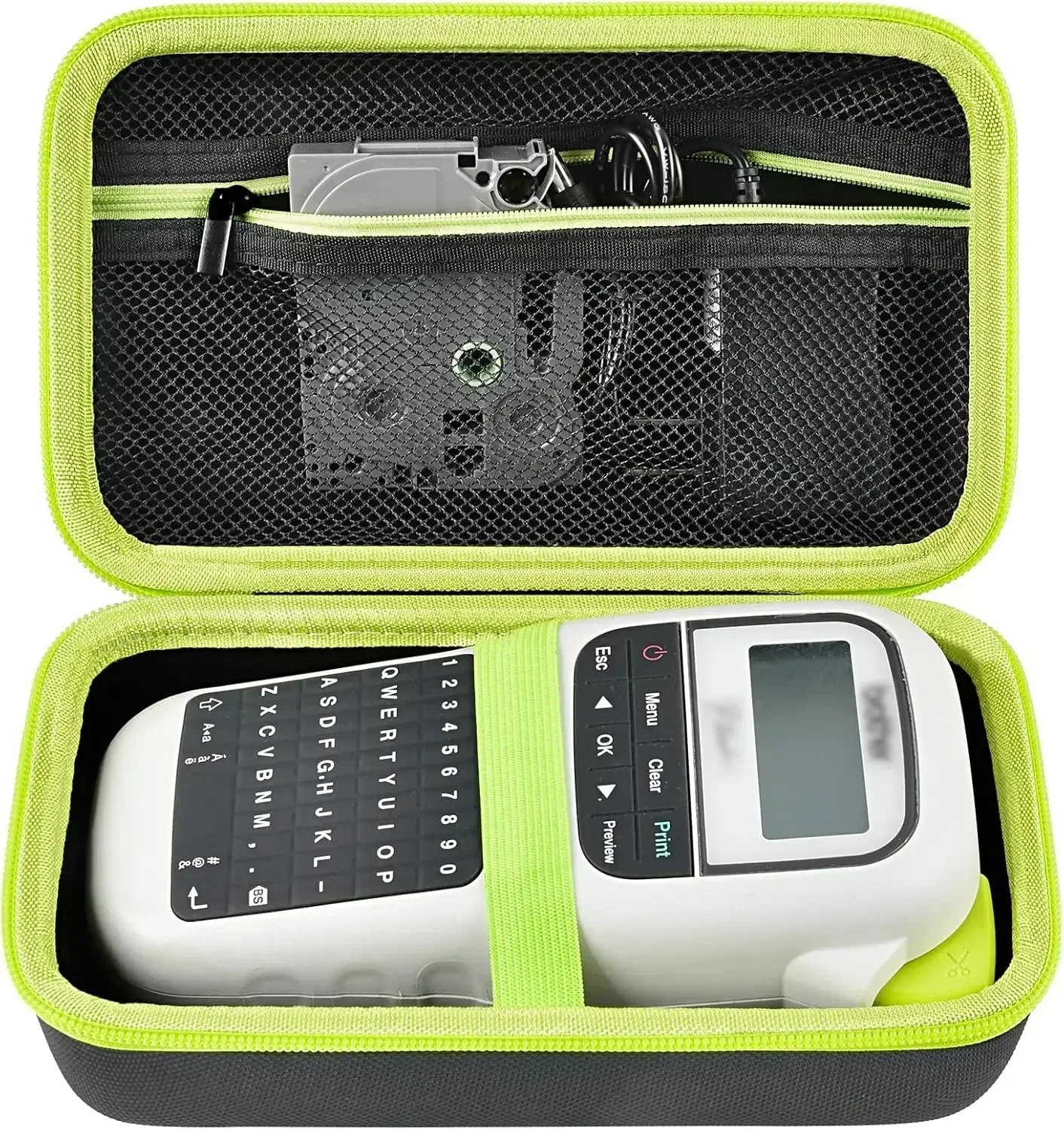 P-Touch PTH110/ PRTH110/ Pro PT-H111/ PTE110 휴대용 라벨 메이커, 보관 홀더 휴대용 가방용 Brother와 호환되는 케이스