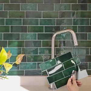 5/10/20pcs 껍질과 스틱 벽 타일, 거실 부엌에 대 한 방수 벽지, 인테리어 장식 3D 벽 타일