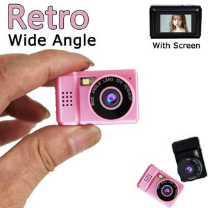 JOZUZE 새로운 레트로 미니 카메라 화면 실내 홈 야외 1080p 스포츠 휴대용 빈티지 매우 작은 미니 카메라 비디오 레코더