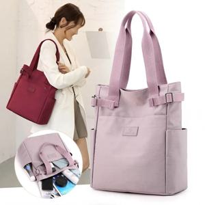 여성 한국어 버전 원 숄더 캔버스 가방 패션 문학 및 미술 대학생 배낭 클래스 튜토리얼 캔버스 가방