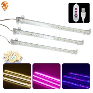 LED 성장 빛 전체 스펙트럼 30cm 5V USB 식물 성장 라이트 바 실내 식물을위한 Phytolamp 꽃 모종 온실 텐트