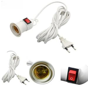 E27 벽걸이형 실내 식물 조명 홀더 정원 램프 홀더 케이블 포함 EU 플러그 온/오프 스위치 데스크 조명용 램프 홀더