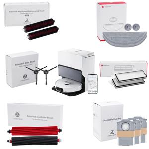 【오리지널 】 Roborock S8 MaxV 울트라 로봇 진공 액세서리, 롤러 브러시, 필터, 먼지 봉투, 걸레 천, 사이드 브러시