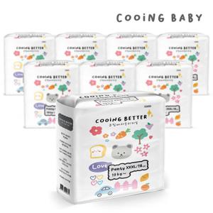 쿠잉 베러 오리지널 팬티 기저귀 키즈(XXL) 18매 x 8팩