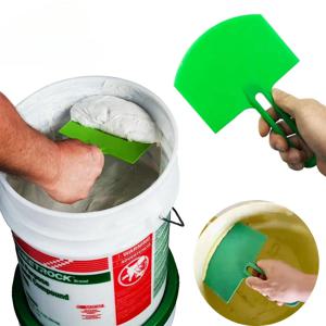 곡선 버킷 스쿠프 퍼티 나이프 스크레이퍼, 마무리 석고 스크레이핑 데칼 패치, 건설 도구, 1PC