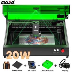 DAJA A8 레이저 커터 조각기 고정밀 비즈니스 효율적인 금속 나무 아크릴 유리 가죽 레이저 조각기