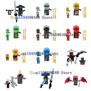 애니메이션 만화 TV 닌자 장난감 드래곤 라이징 불량 Jay Nokt Rox Morro Dragonian Warriors 로이드 아린 카이 Nya Sora 빌딩 블록