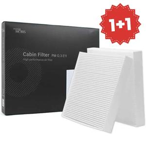 1+1 현대모비스 에어컨 필터 순정형 전차종 PM0.3 E11